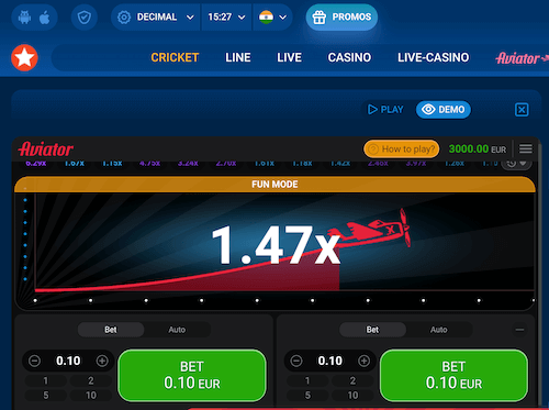 Playing Aviator at Mostbet is fun